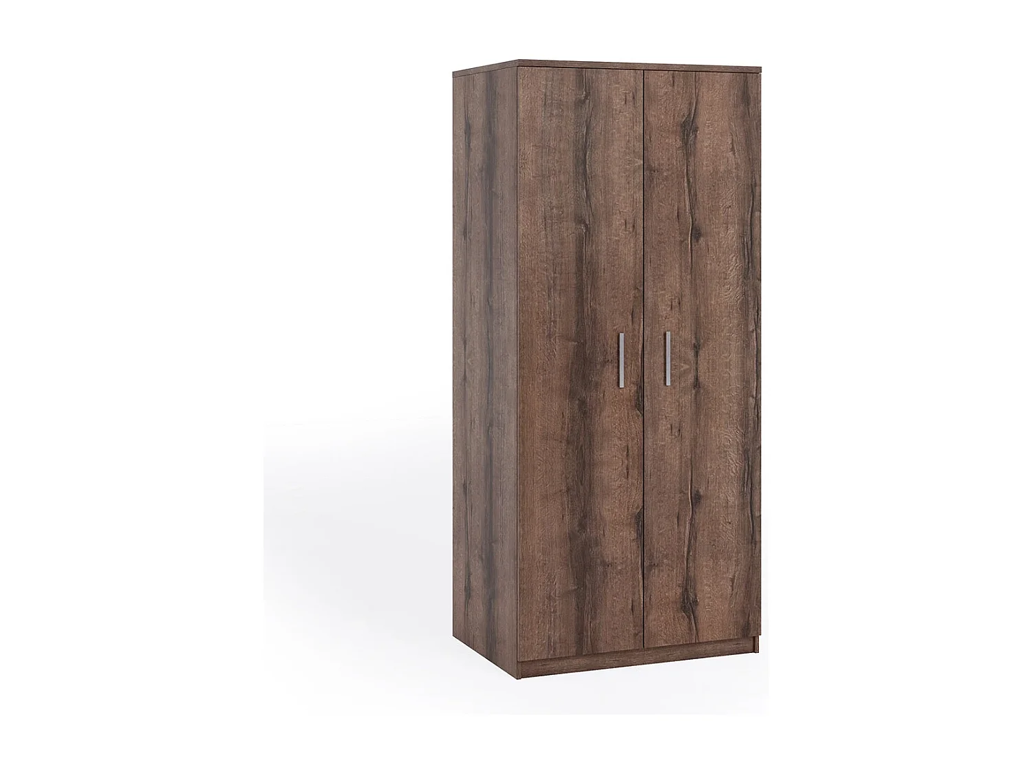 Armoire 2 portes Tamiza 90 cm - Chêne Monastery (Penderie et étagères)