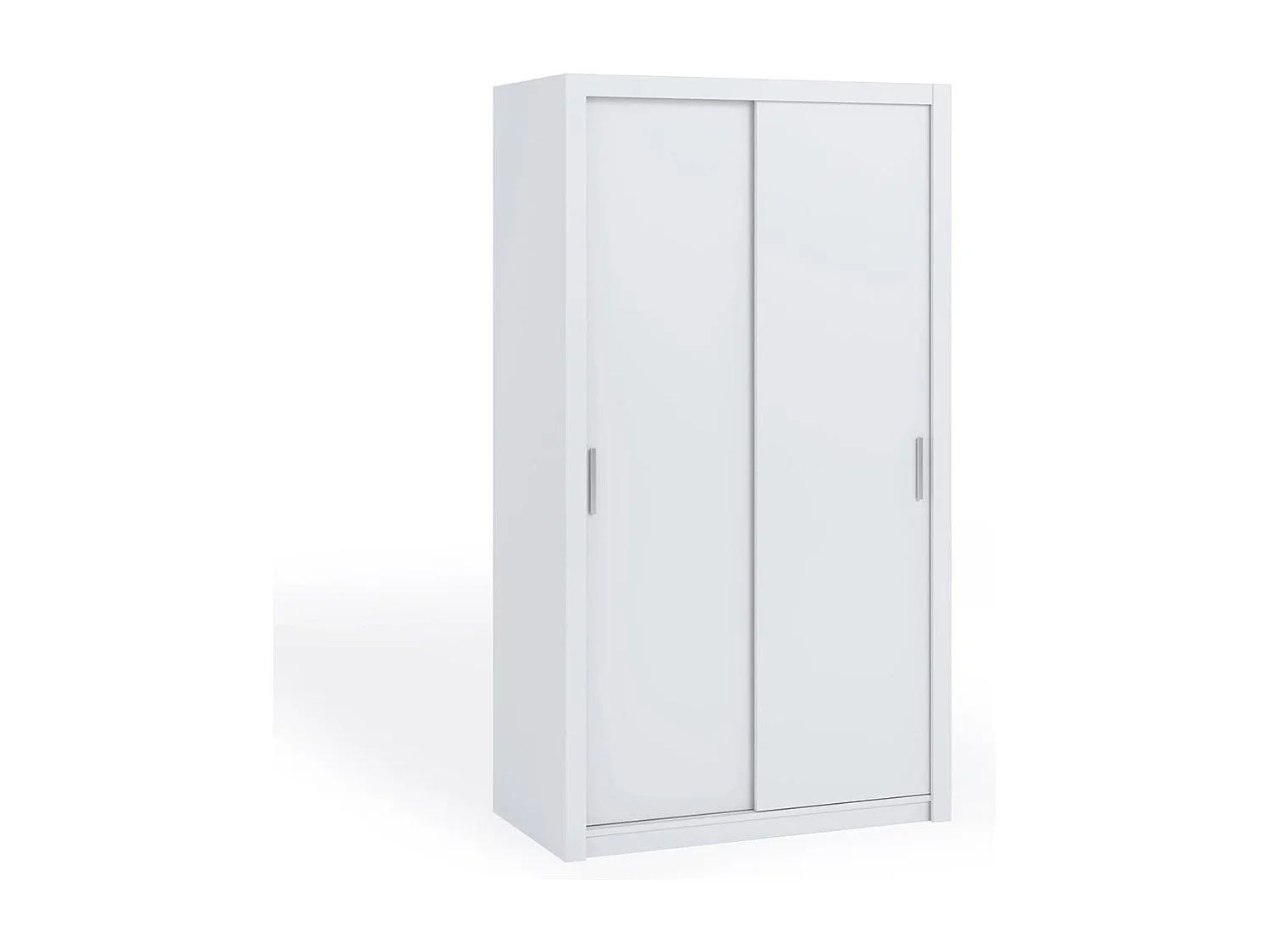 Schwebetürenschrank Tamiza 120 cm - Weiß