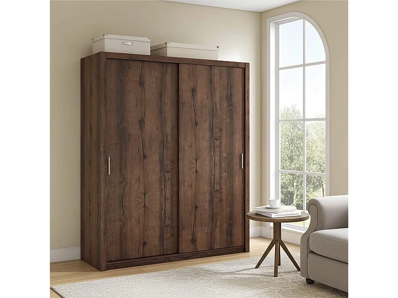 Schuifdeurkast Tamiza 200 cm - Monastery Eiken