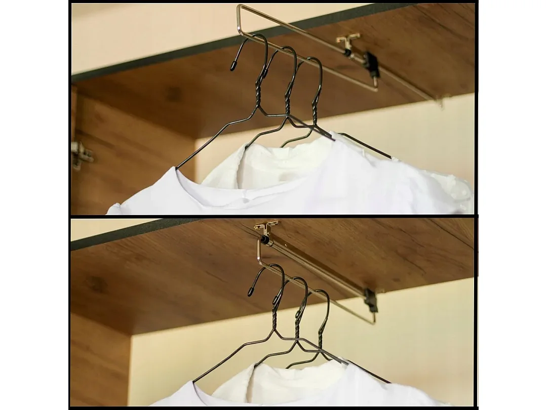 Armoire trois portes avec miroir MODÈLE 1 COSTA 3D BLANCHE avec surmeuble