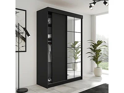 Schuifdeurkast LAMARO 138 zwart