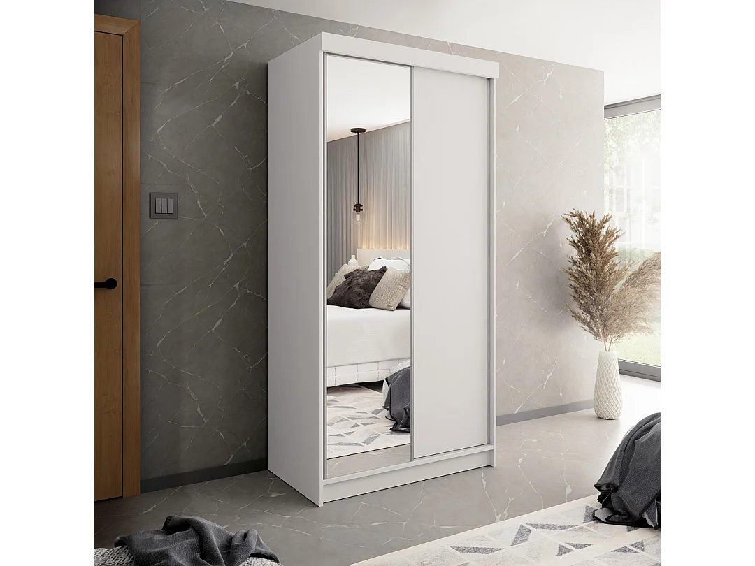 Armoire coulissante TOP B-23 150 blanche