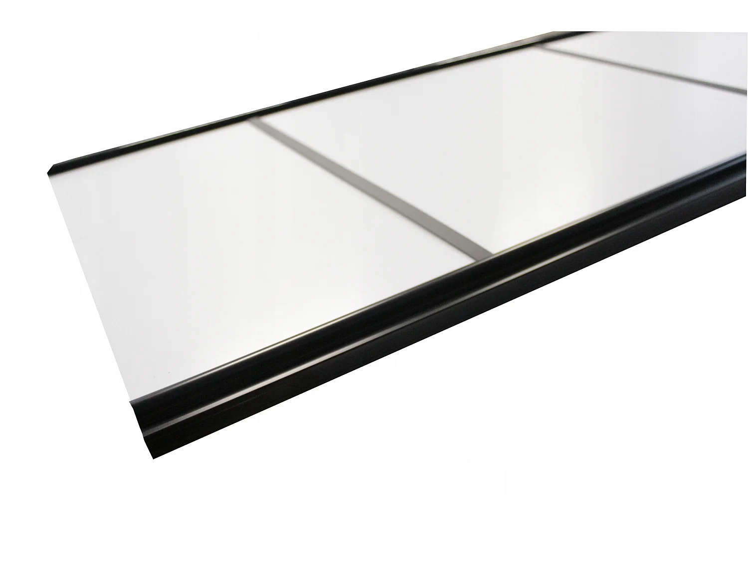 Armoire coulissante avec miroir BARI 2 blanche 100