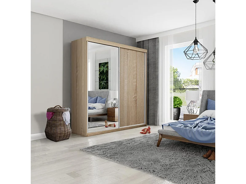 Armoire coulissante TOP B-23 150 chêne sonoma