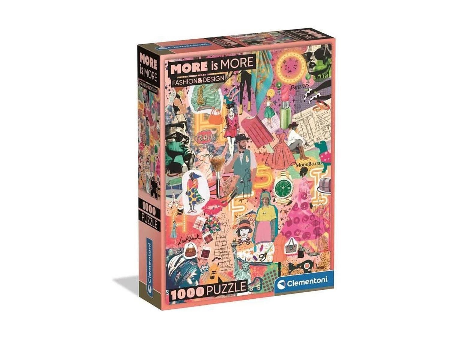 Quebra-cabeça 1000 peças Moda & Design multicolorido 70x50 cm com pôster, formato horizontal para adultos