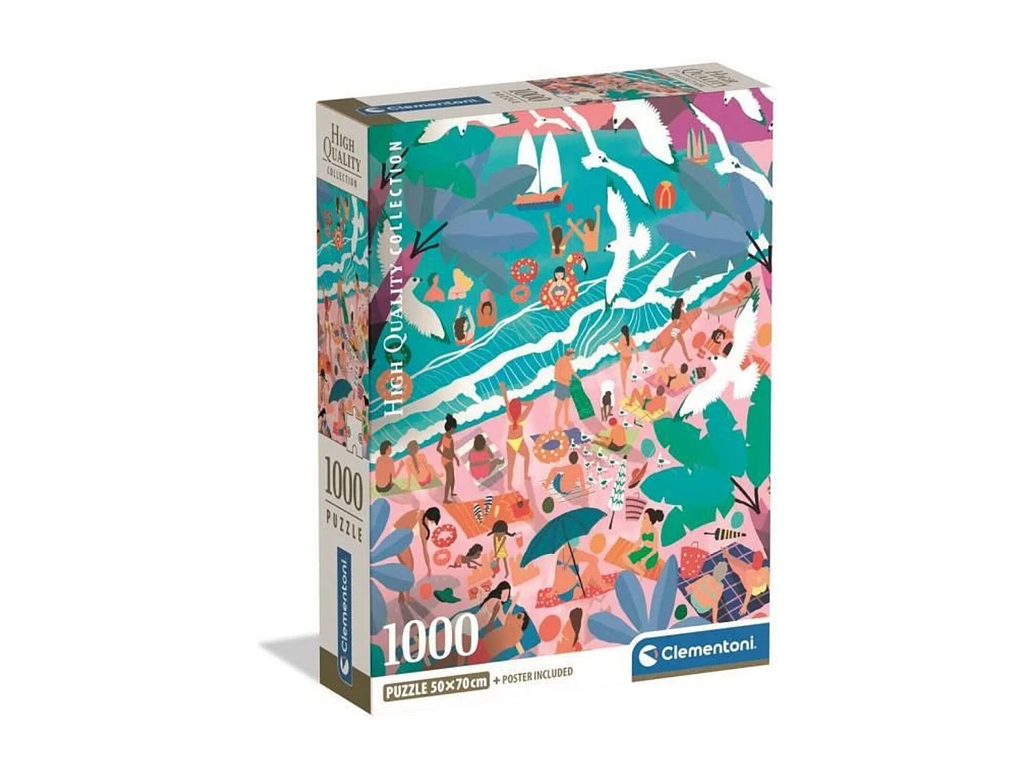 Puzzle Dimanche à la plage 1000 pièces