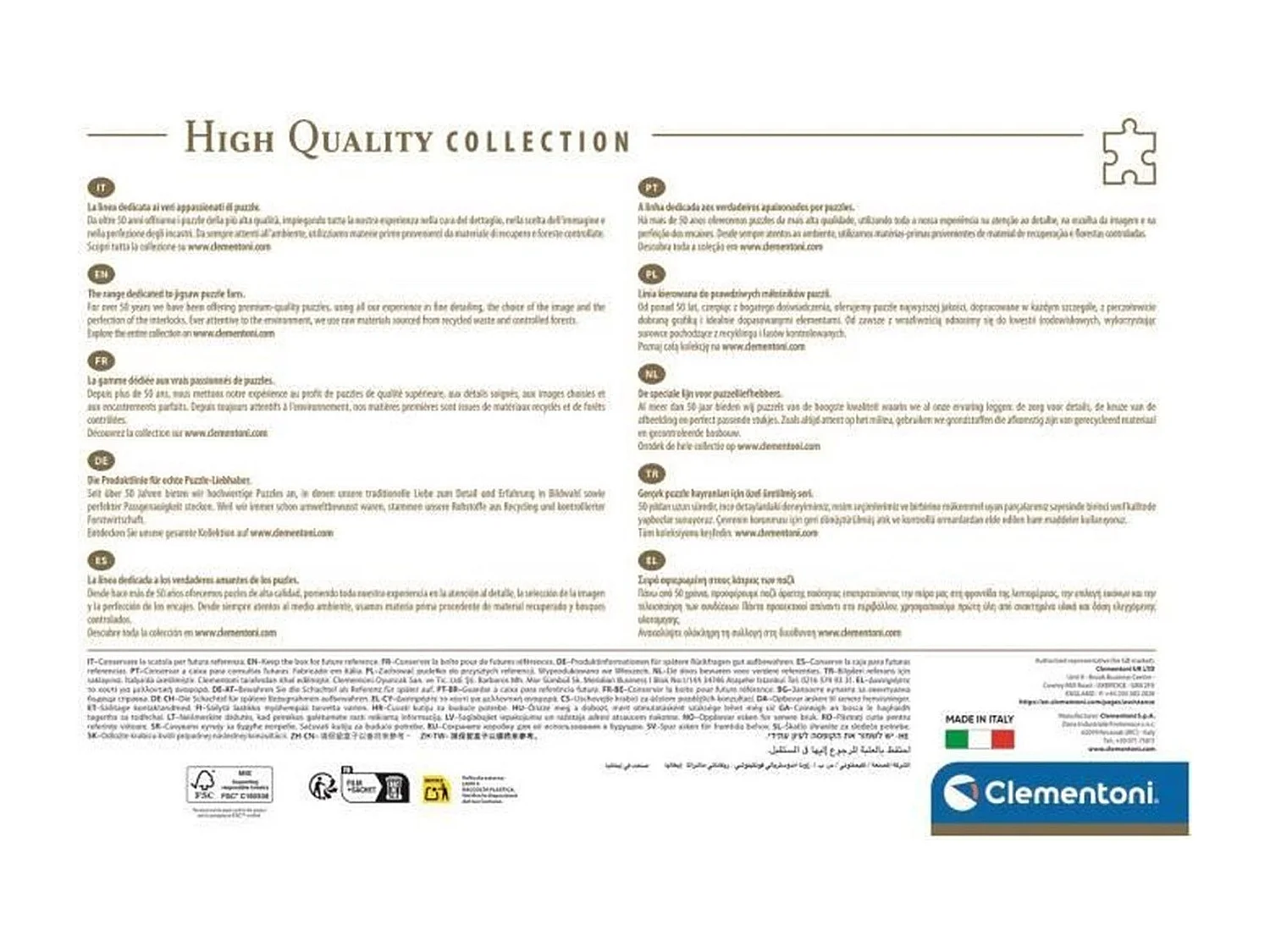 Puzzle The Houses of Parliament 3000 pièces