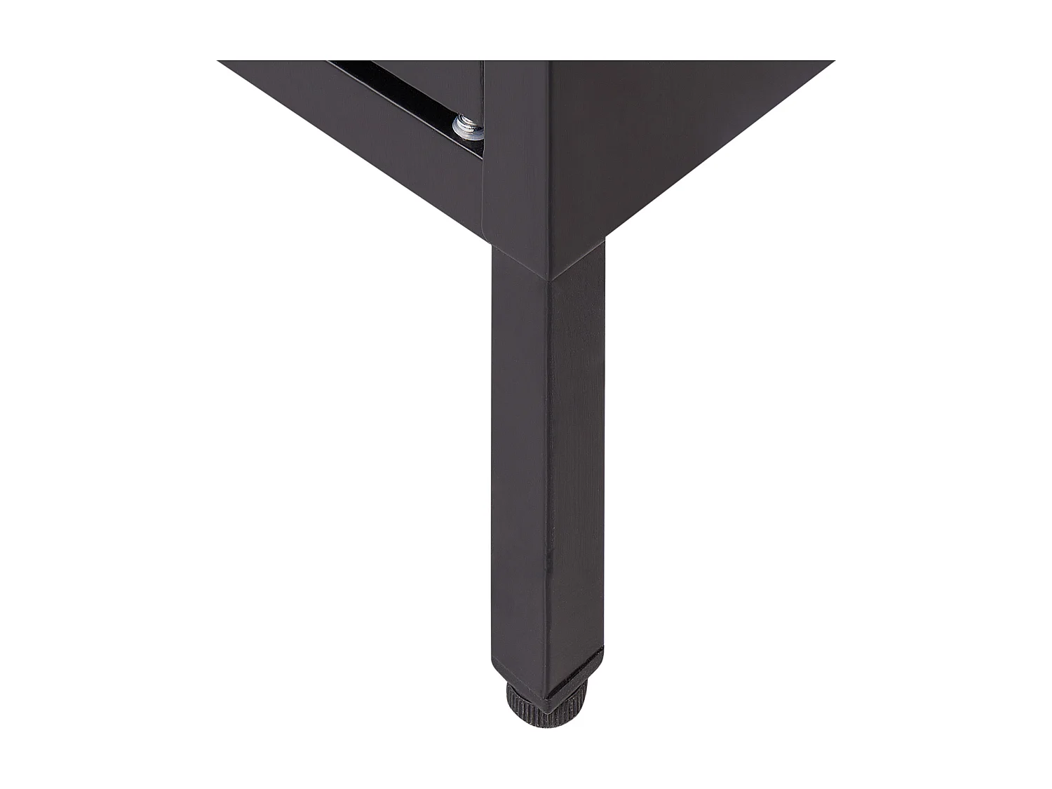 Vitrina NEWPORT Metal 115 cm Negro