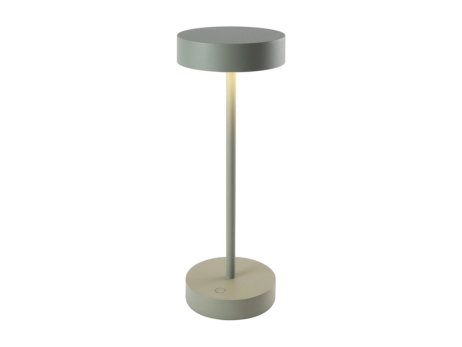 Lampe de table sans fil aluminium SANDY Vert H33 cm