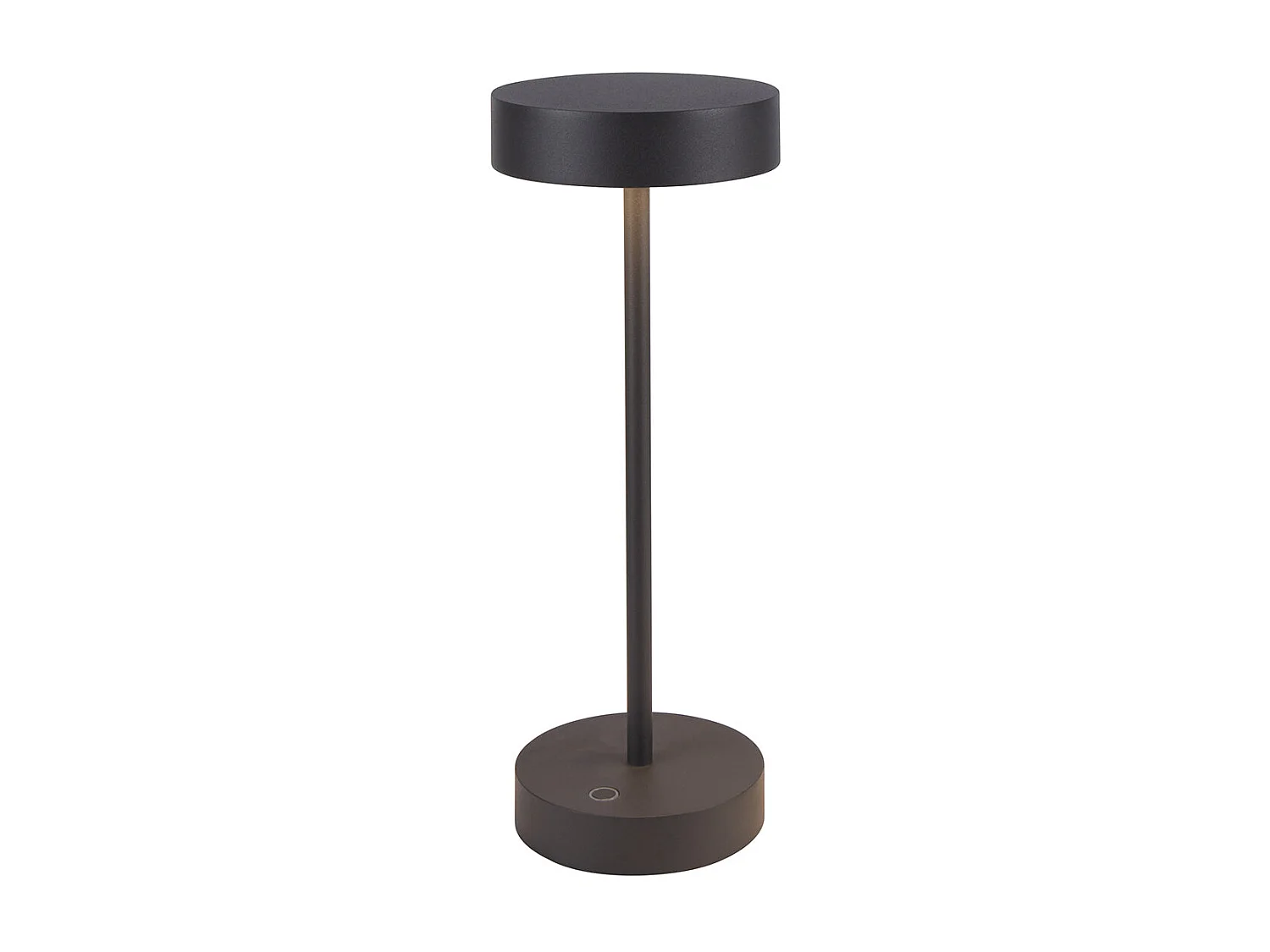 Lampe de table sans fil aluminium SANDY Noir H33 cm