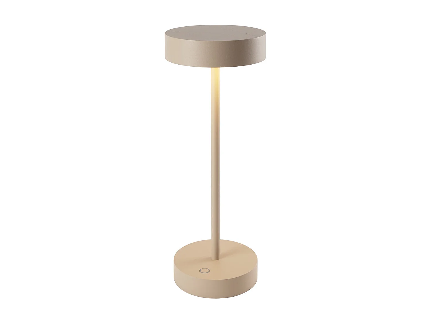 Lampe de table sans fil aluminium SANDY Sable H33 cm