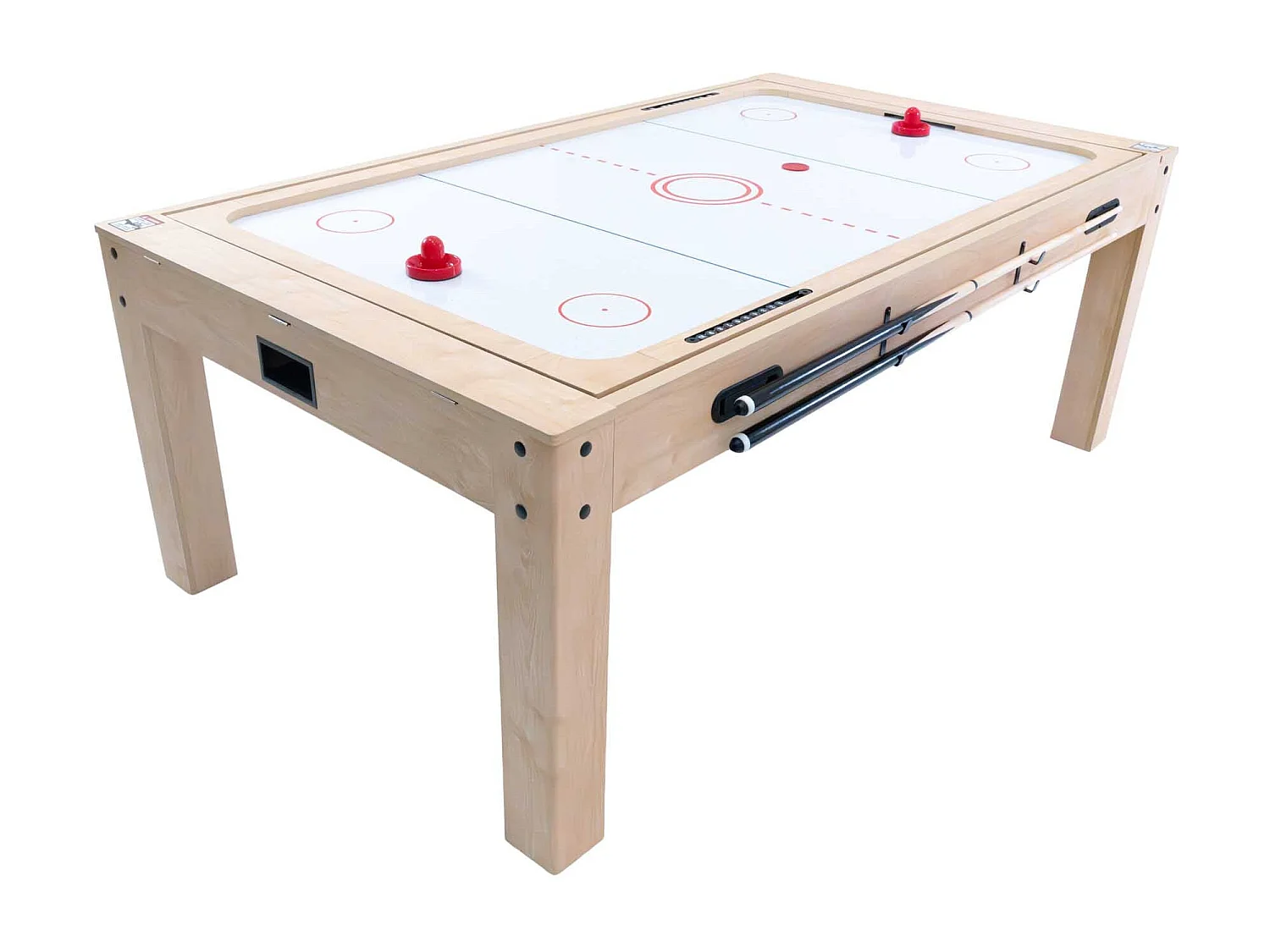 Mesa Multijuego 7 en 1 Billar Ping Pong Air Hockey Ajedrez con Accesorios