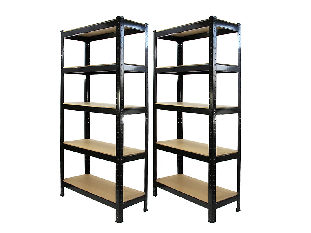 2 x Monster Racking T-Rax 75cm Lagerregal Schwarz