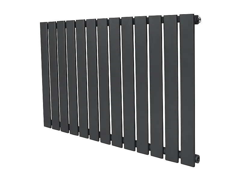 Radiador Plano Columna Única Gris Antracita | 600x910 mm | Acero | 826 W Hogar