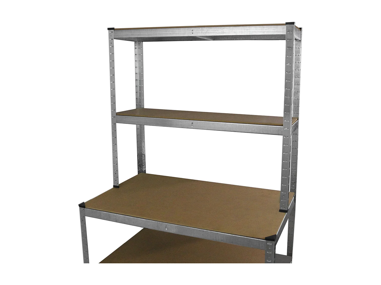 Banco da Lavoro con Scaffale Grigio