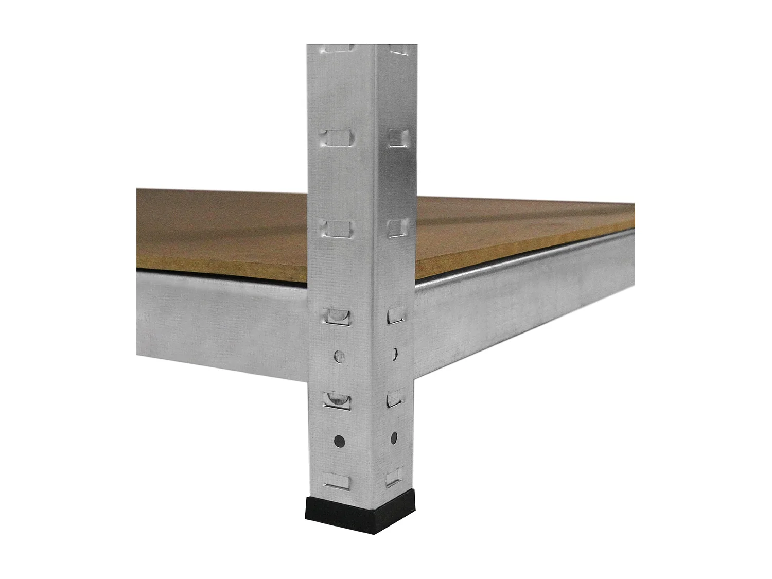 Banco da Lavoro con Scaffale Grigio