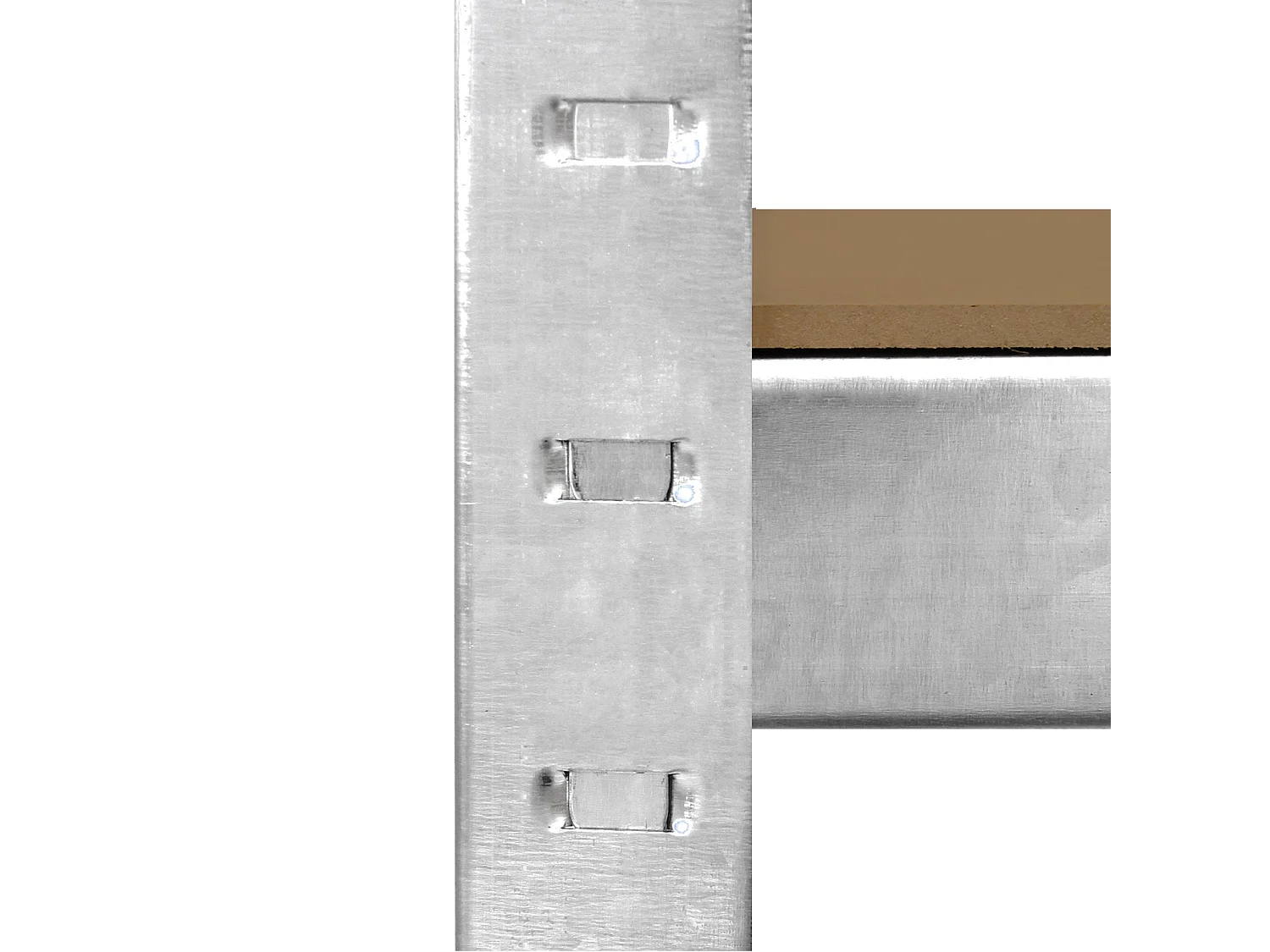 E-Rax Steckregal für die Garage, verzinkt – 90 cm x 40 cm