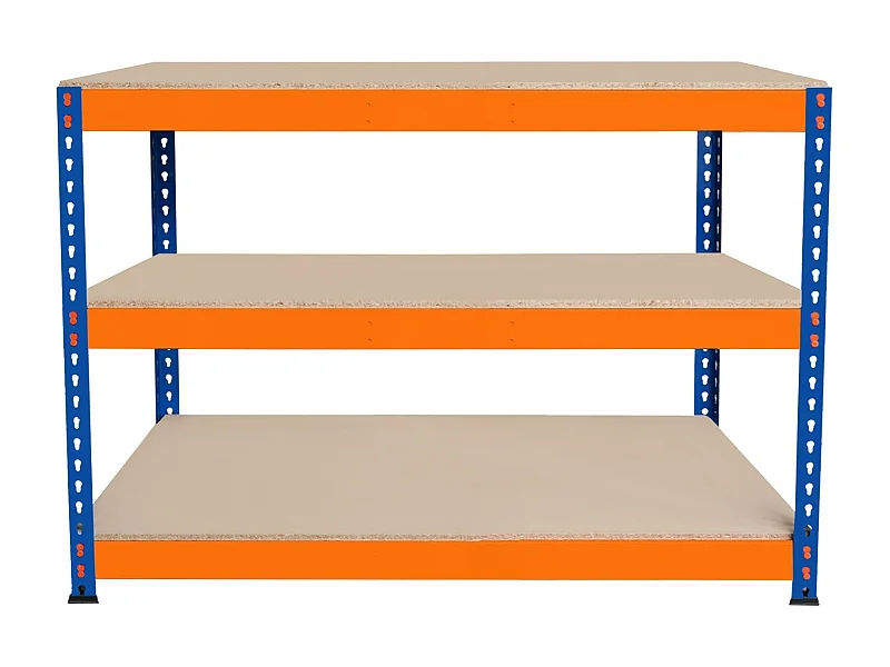 Banco da Lavoro a 3 Ripiani S-Rax - 120cm x 60cm x 90cm