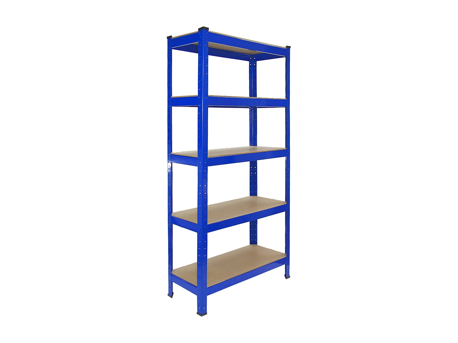 6 Scaffali T-Rax In Acciaio Senza Bulloni Blu 75cm