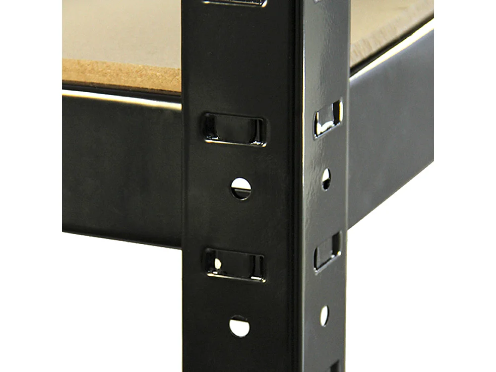 Scaffale da Garage ad Incastro T-Rax - Nero - 90cm x 45cm