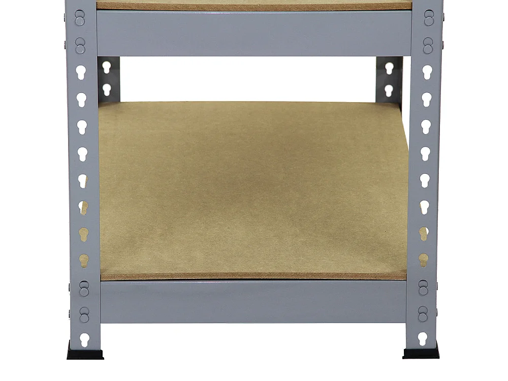 Monster Racking - 1 Rayonnage Q-Raxen Acier Gris 90cm x 50cm x 180cm
