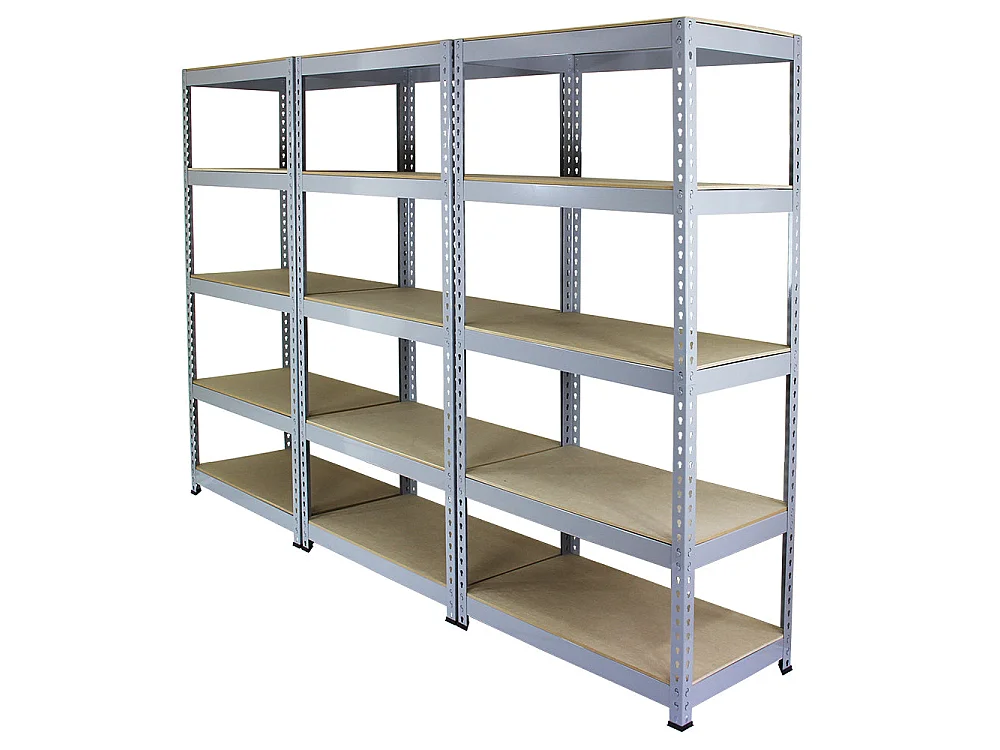 Monster Racking - 1 Rayonnage Q-Raxen Acier Gris 90cm x 50cm x 180cm