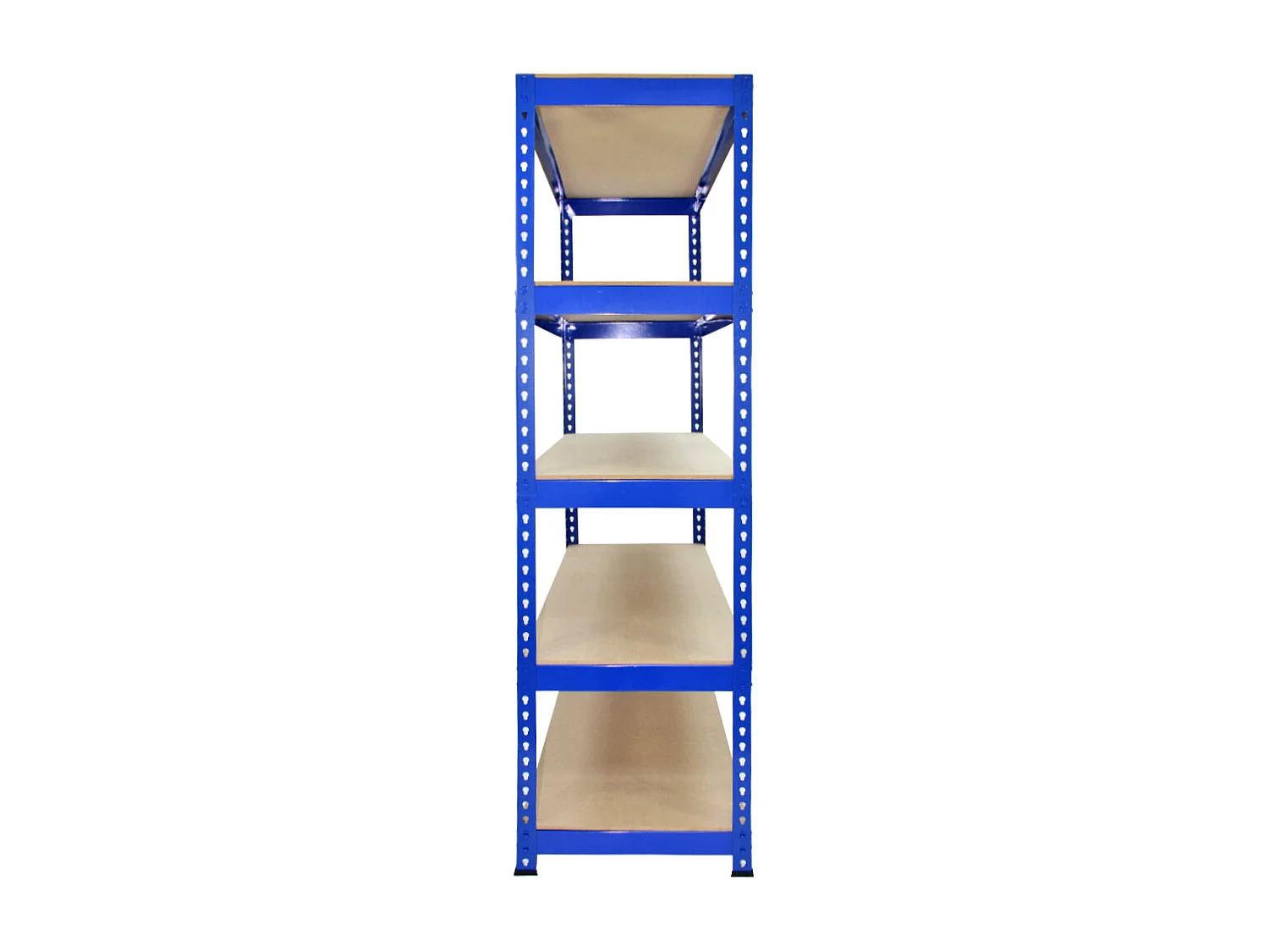 Scaffale da Garage ad Incastro Q-Rax - Blu - 120cm x 50cm - 3 Pezzi con Martello