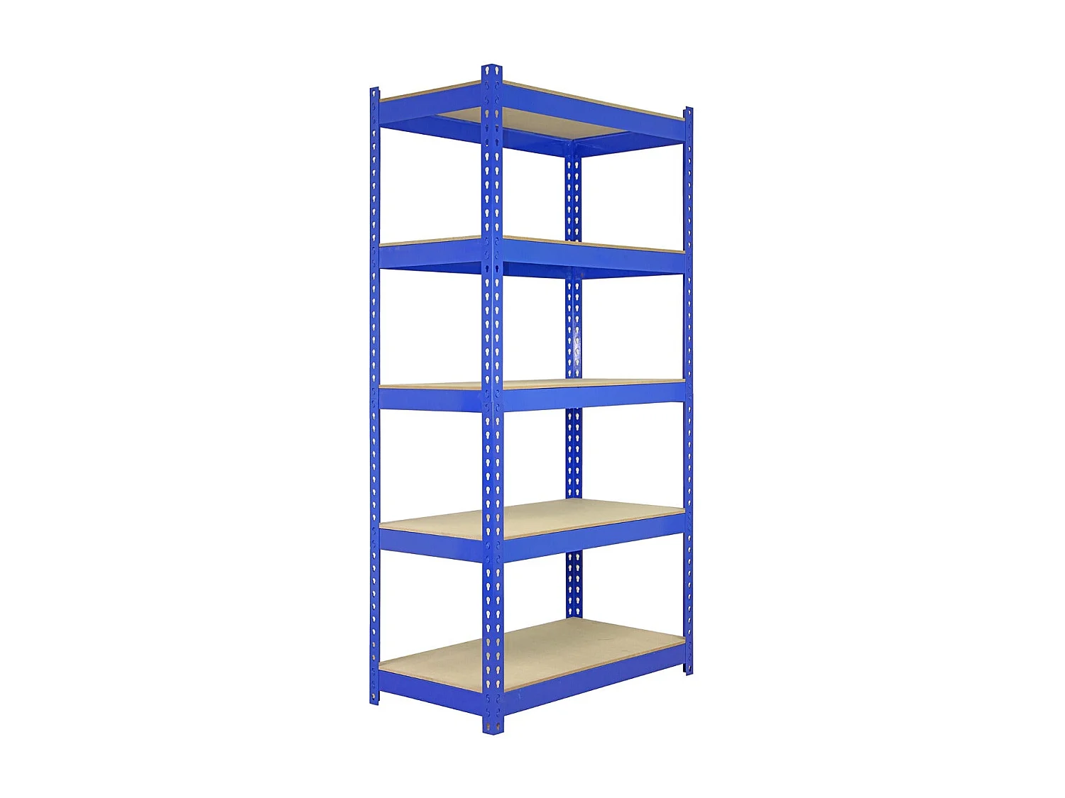 Scaffale da Garage ad Incastro Q-Rax - Blu - 90cm x 50cm - 5 Pezzi can Martello