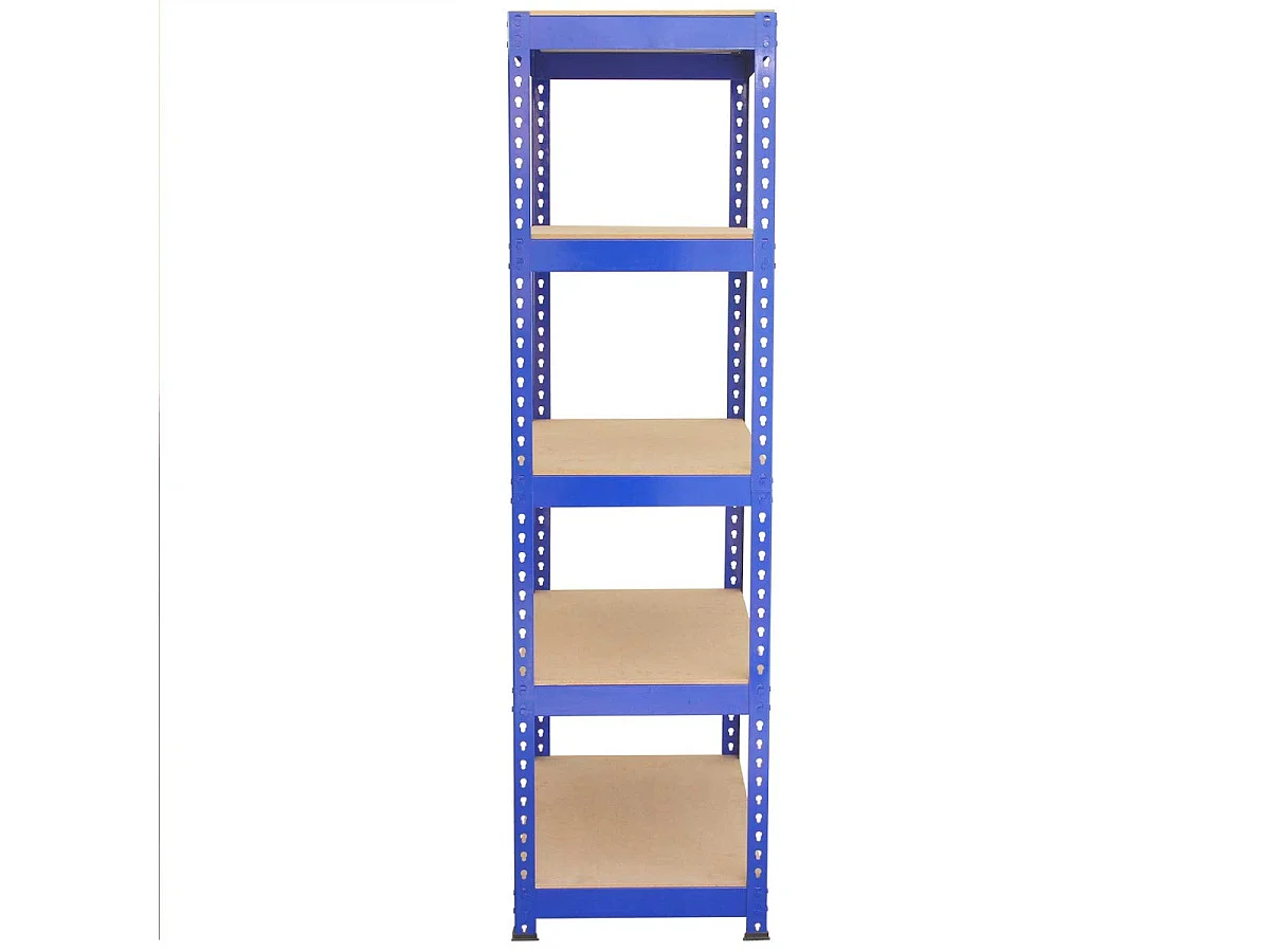 Scaffale da Garage ad Incastro Q-Rax - Blu - 90cm x 50cm - 5 Pezzi can Martello