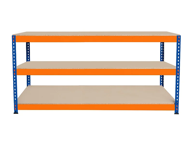 Banco da Lavoro a 3 Ripiani S-Rax - 180 cm x 60 cm x 90 cm