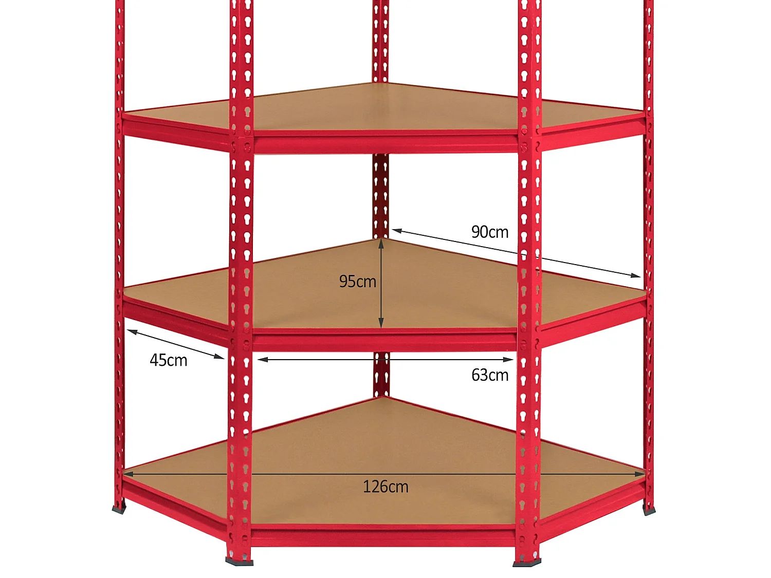 Monster Racking Z-Rax Eckregal, 90cm