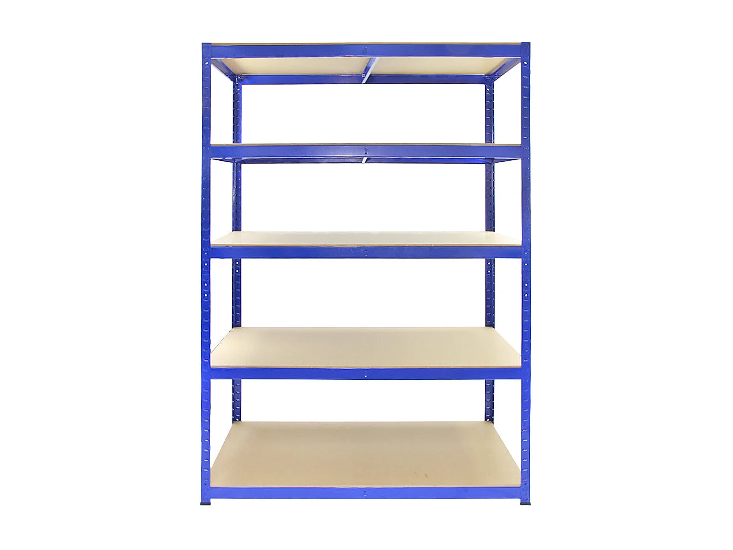 9 Scaffali T-Rax In Acciaio Senza Bulloni Blu 120cm