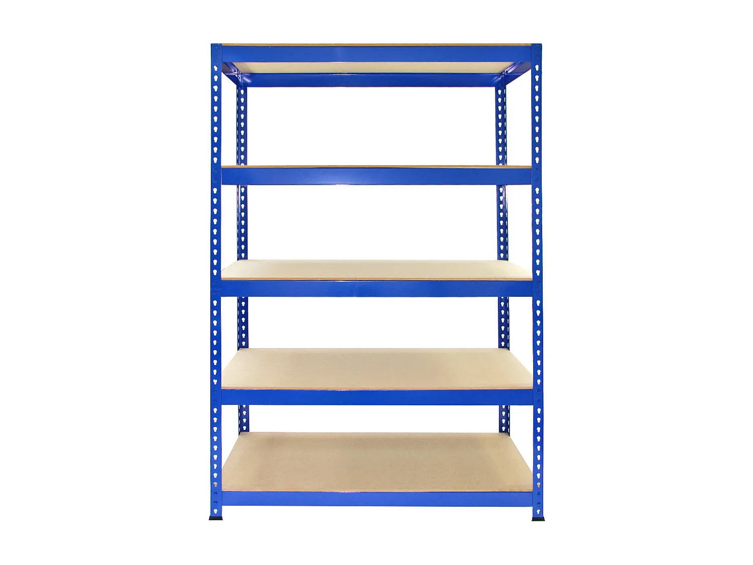 Scaffale da Garage ad Incastro Q-Rax - Blu - 120cm x 50cm - 5 Pezzi