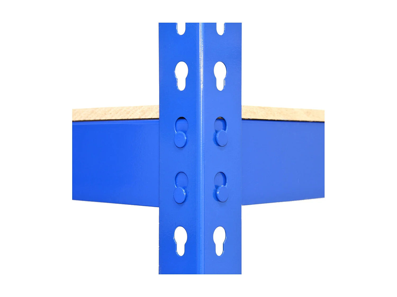 Scaffale da Garage ad Incastro Q-Rax - Blu - 120cm x 50cm - 5 Pezzi