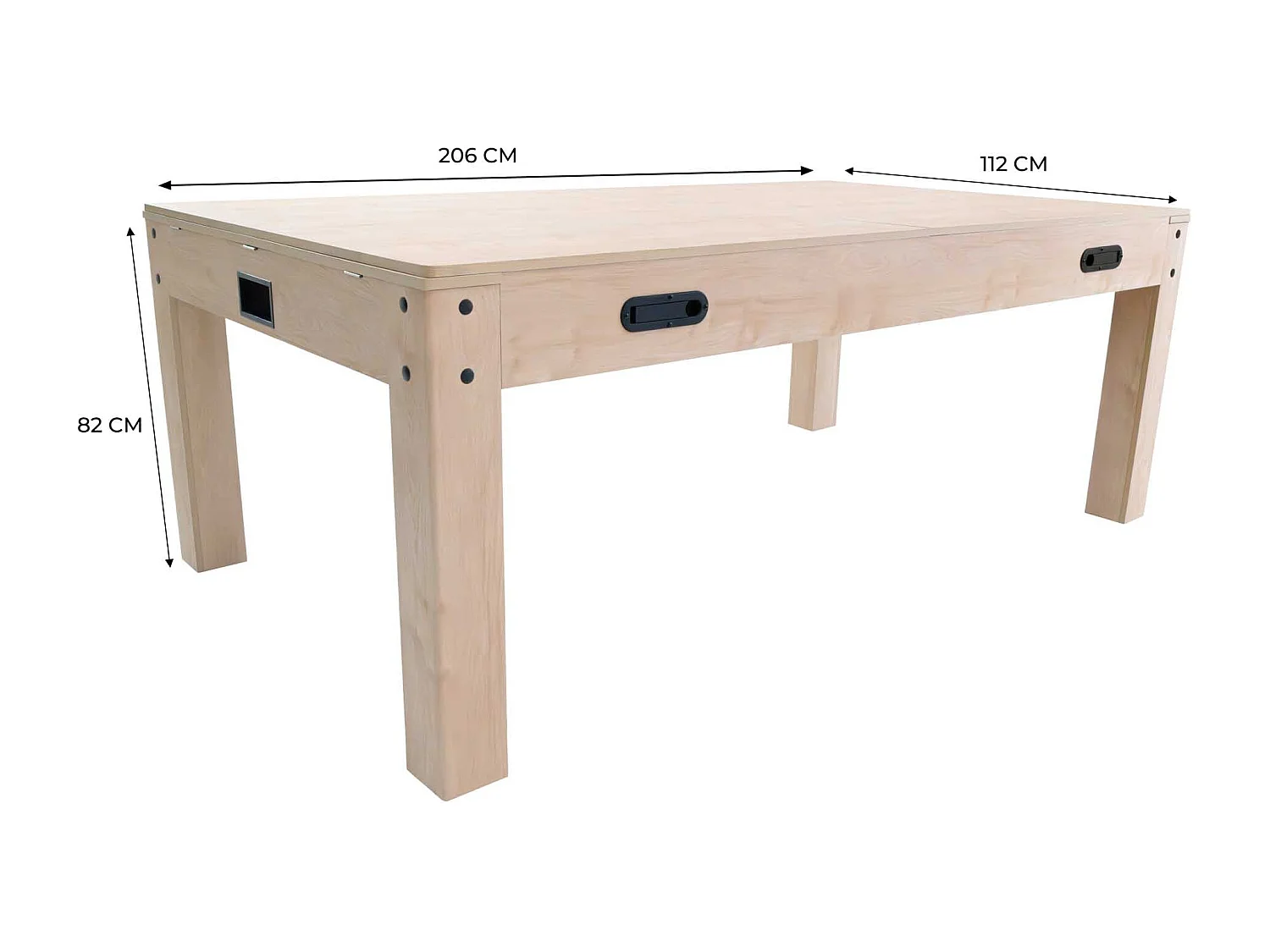 Mesa Multijuego 7 en 1 Billar Ping Pong Air Hockey Ajedrez con Accesorios