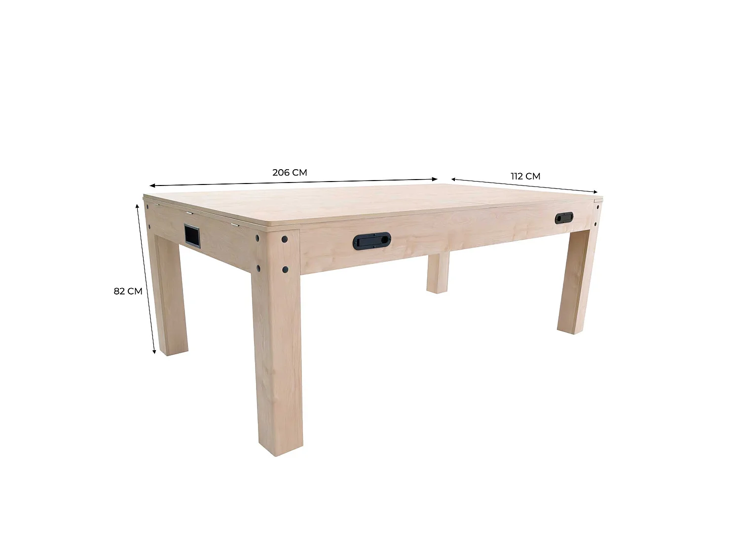 Mesa Multijuego 7 en 1 Billar Ping Pong Air Hockey Ajedrez con Accesorios