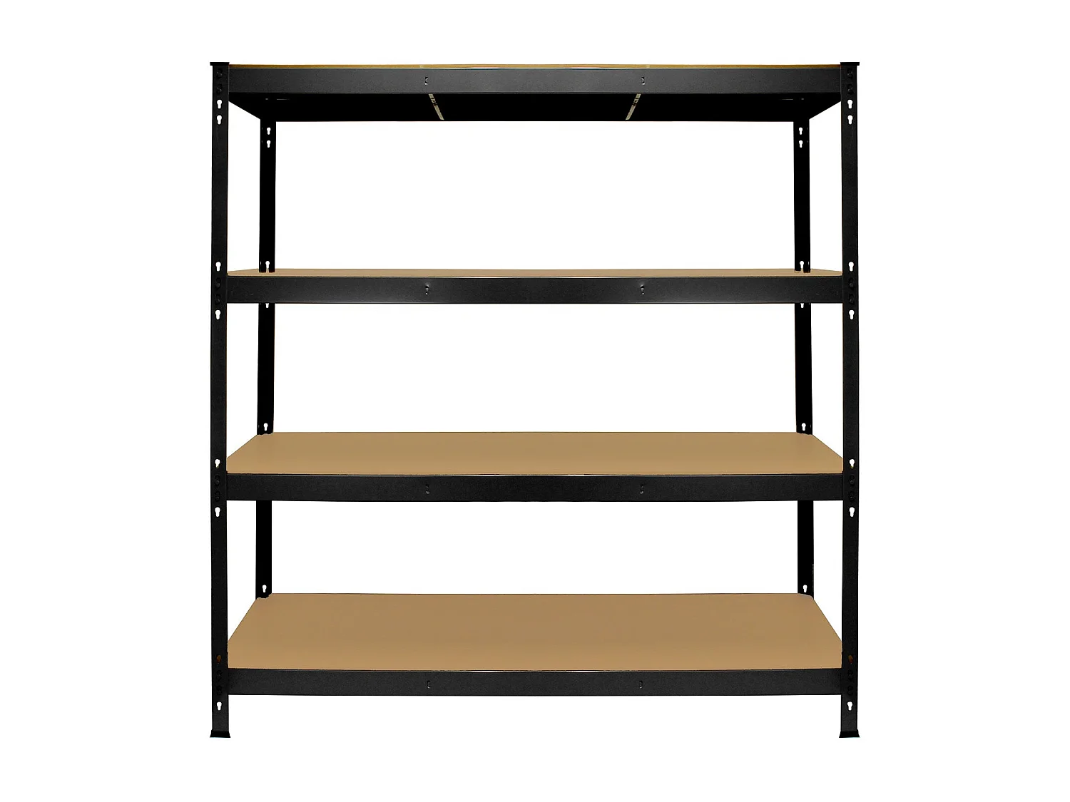 Scaffale da Garage ad Incastro Q-Rax - Nero - 160cm x 60cm