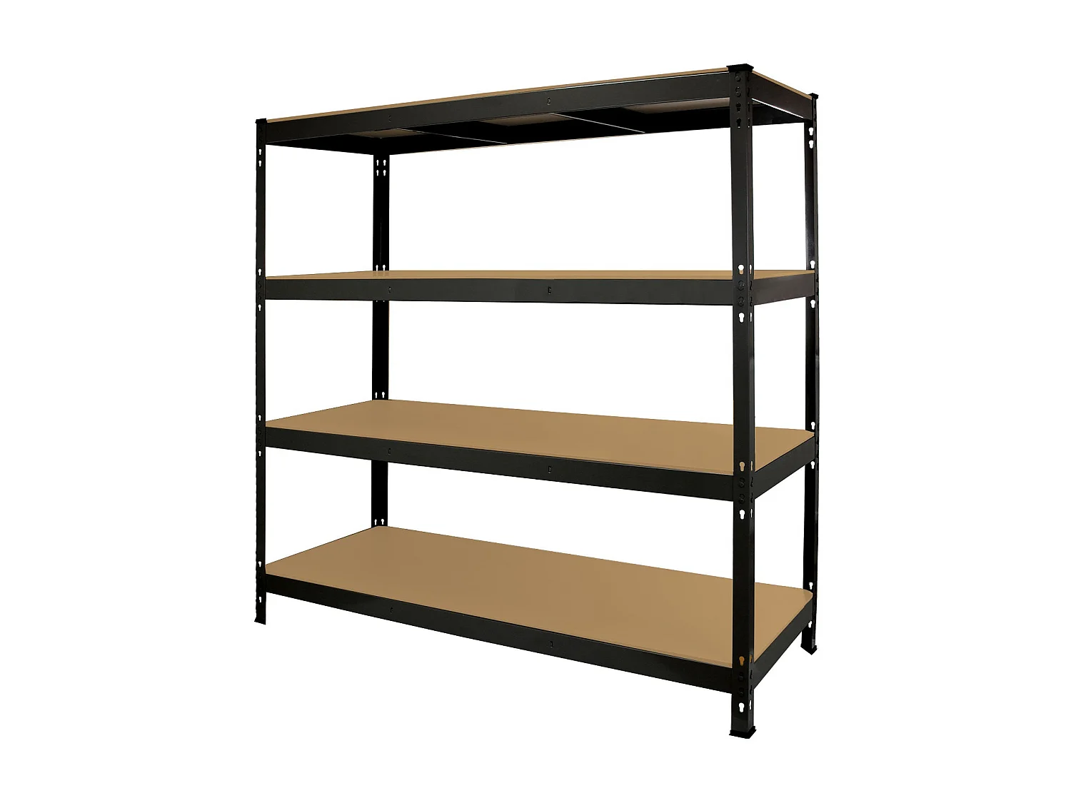 Scaffale da Garage ad Incastro Q-Rax - Nero - 160cm x 60cm