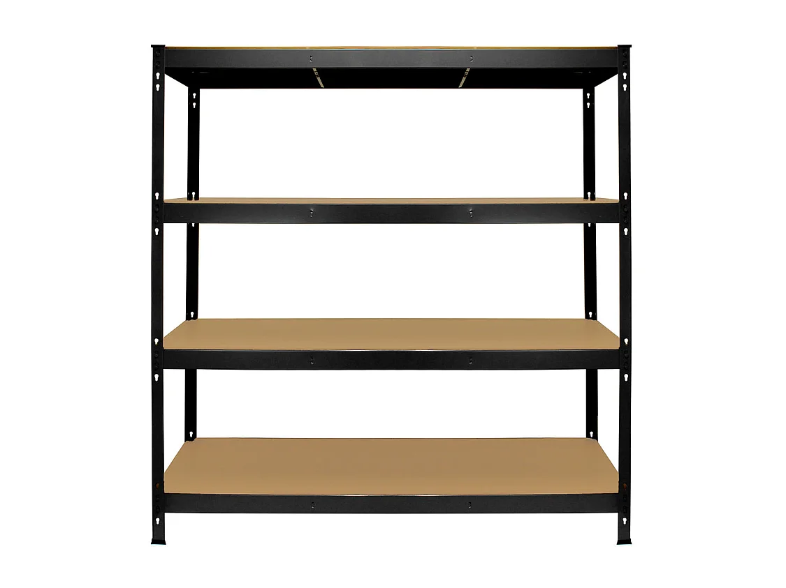 Monster Racking Schwerlastregal Lagerregal 160cm x 160cm x 60cm - Schwarz