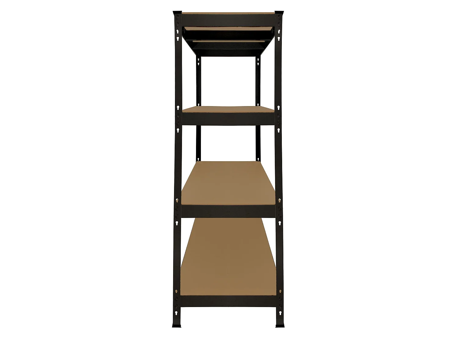 Monster Racking Schwerlastregal Lagerregal 160cm x 160cm x 60cm - Schwarz