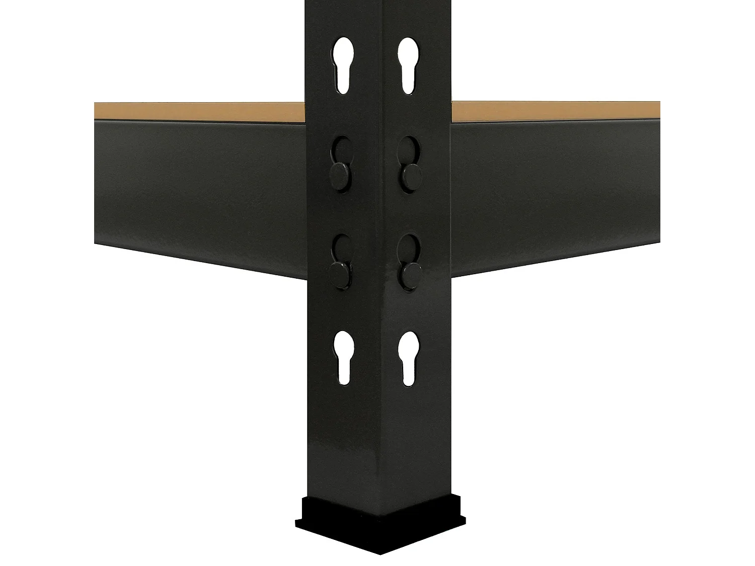 Monster Racking Schwerlastregal Lagerregal 160cm x 160cm x 60cm - Schwarz