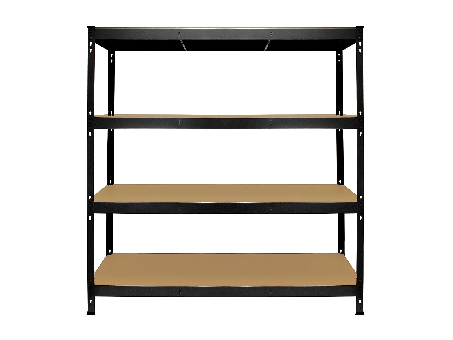 Monster Racking Schwerlastregal Lagerregal 160cm x 160cm x 60cm - Schwarz