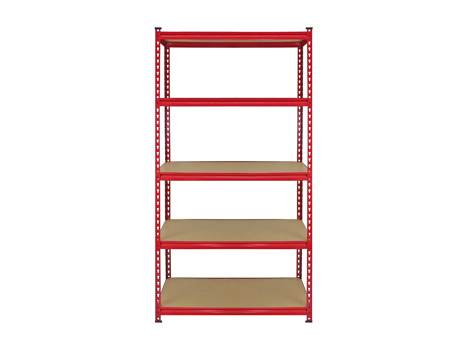 Scaffale Z-Rax In Acciaio Senza Bulloni Rosso 90cm