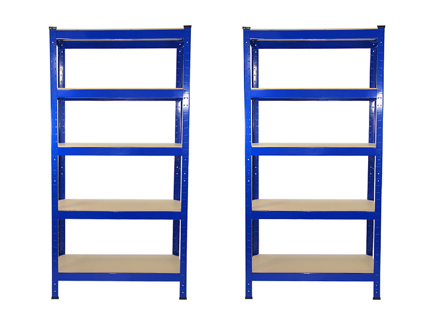 Scaffale da Garage ad Incastro T-Rax - Blu - 75cm x 30cm - 2 Pezzi