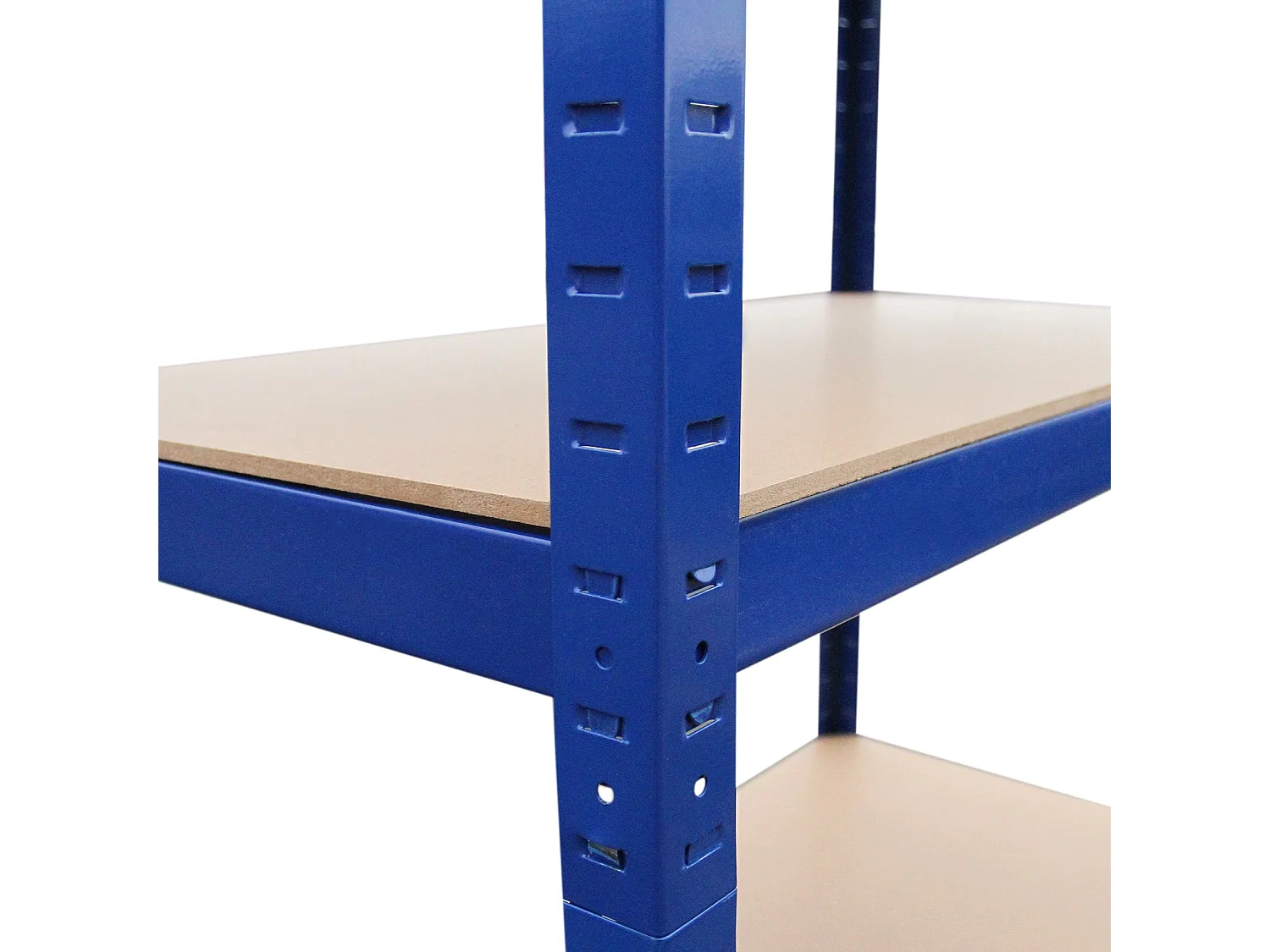2 x T-RAX Blaue Lagerregale 75cm x 150cm x 30cm