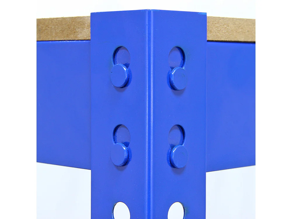 Établi de Travail Q-RAX Bleu 100cm Capacité 400KG Rangement Garage Atelier