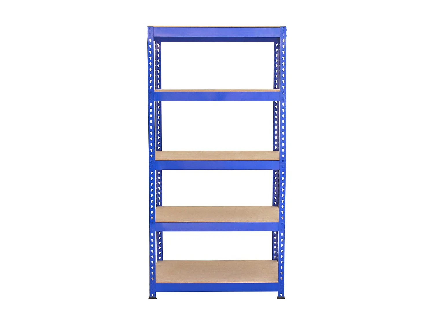 Scaffale da Garage ad Incastro Q-Rax - Blu - 90cm x 50cm - 3 Pezzi con Banco da lavoro da 120 cm