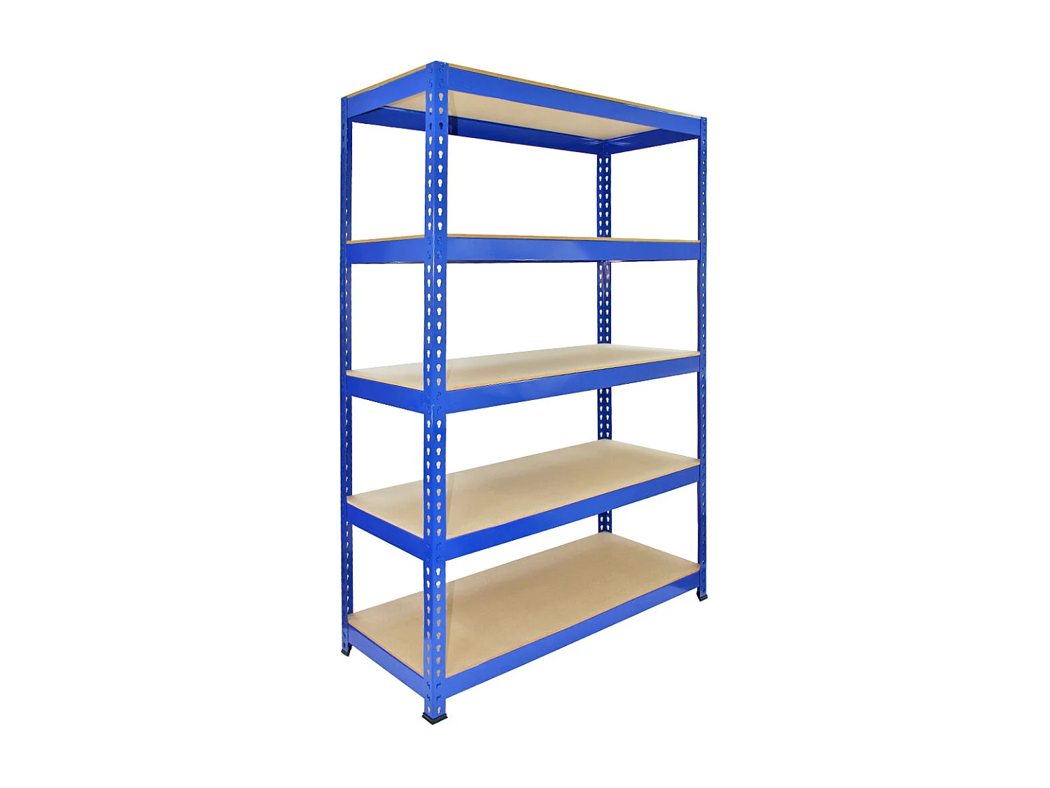 Scaffale da Garage ad Incastro Q-Rax - Blu - 120cm x 50cm con Martello