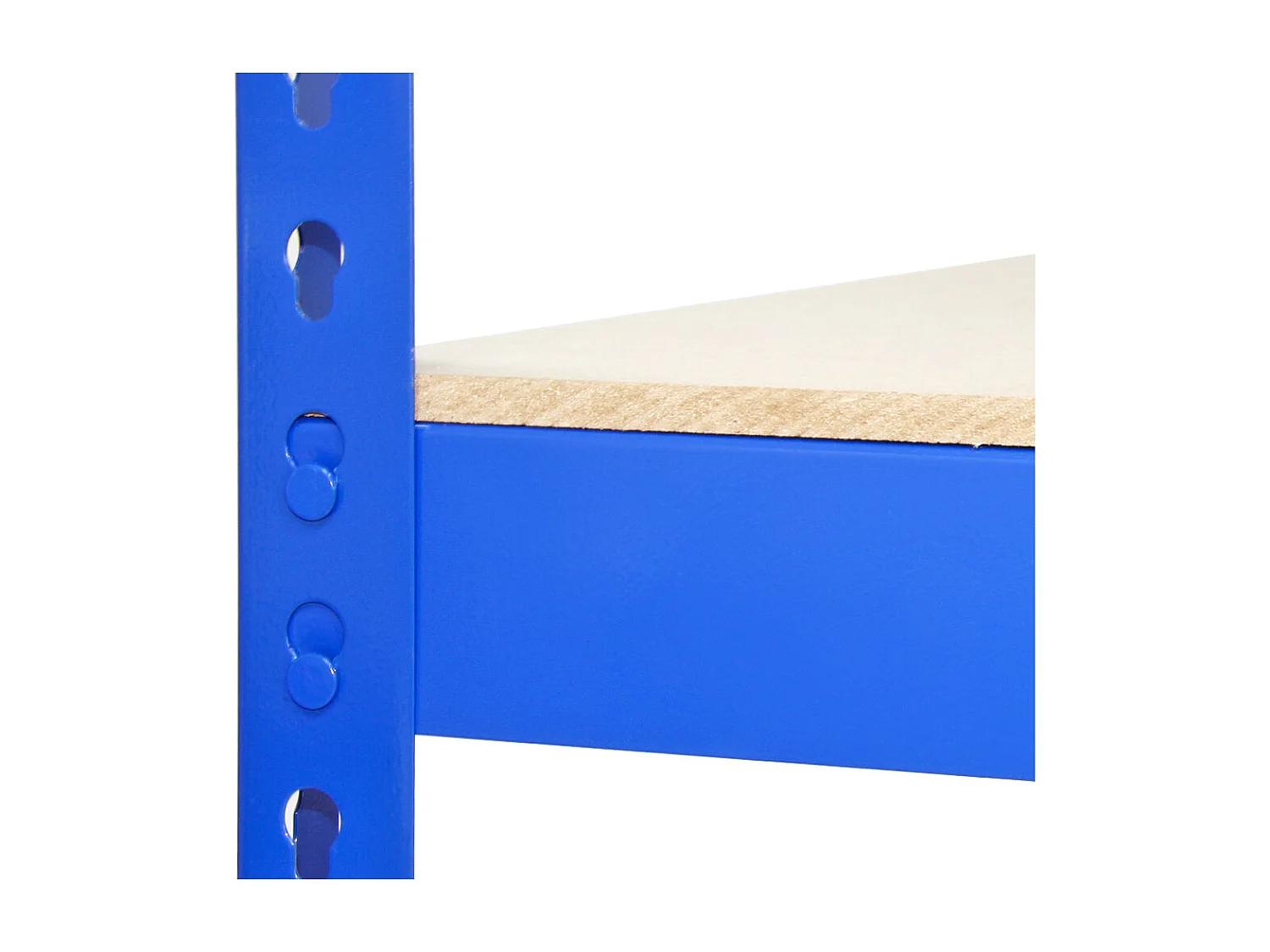 Scaffale da Garage ad Incastro Q-Rax - Blu - 120cm x 50cm con Martello