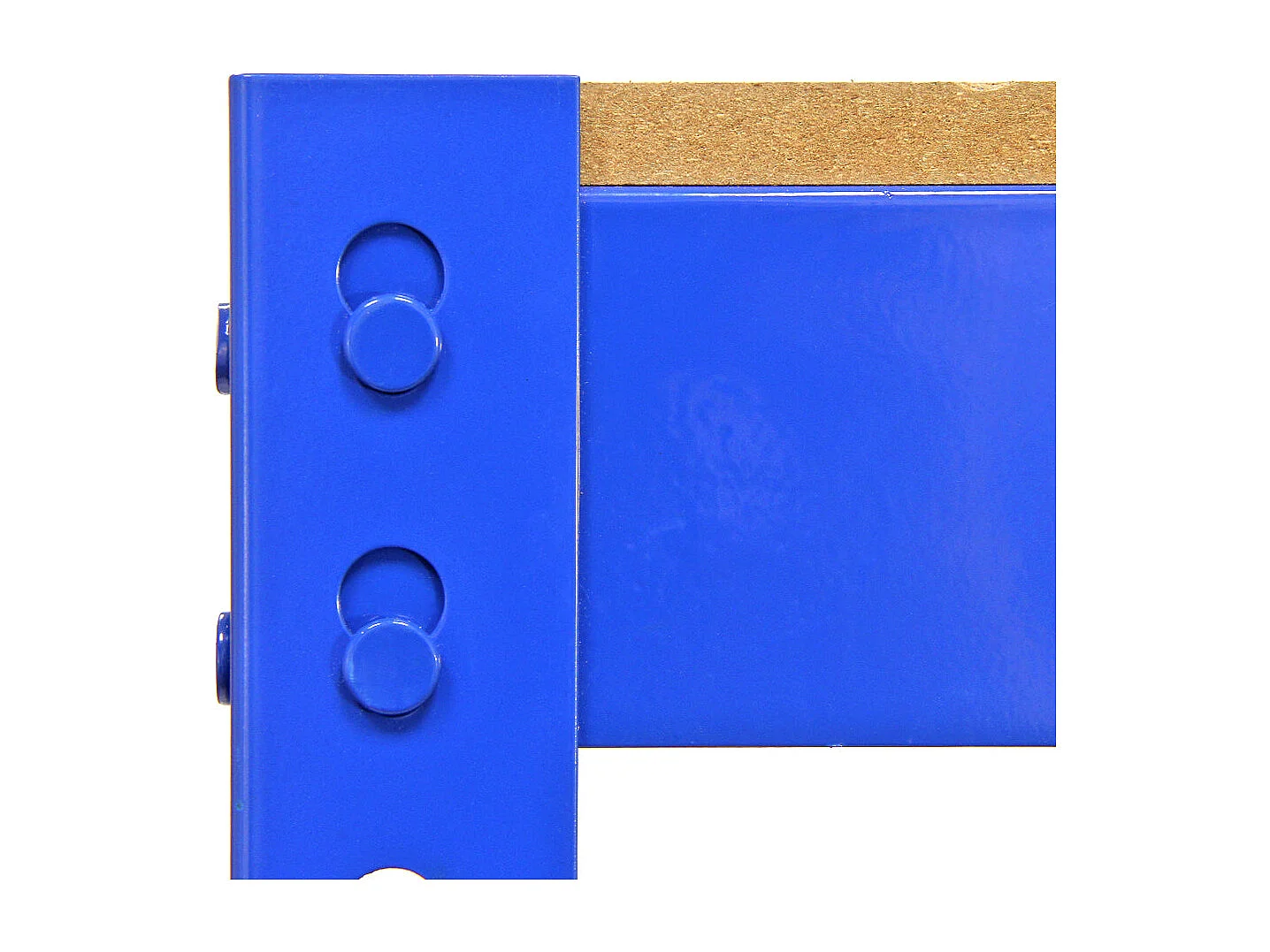 Scaffale da Garage ad Incastro T-Rax - Blu - 75cm x 30cm - 5 Pezzi con Banco da Lavoro Q-rax